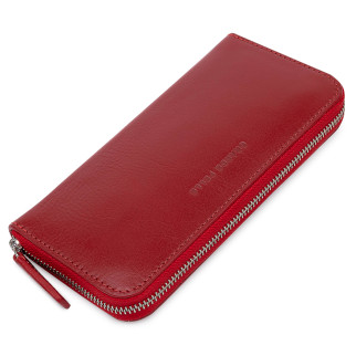Шкіряний жіночий гаманець GRANDE PELLE 11563 Червоний - Інтернет-магазин спільних покупок ToGether