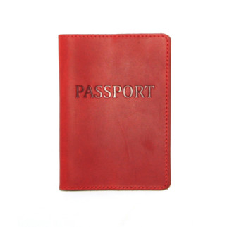 Обкладинка на паспорт DNK Leather Паспорт-H col.H 15,5х9,8 см Червона - Інтернет-магазин спільних покупок ToGether