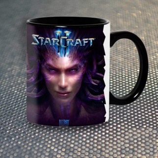 Чашка Fan Girl Сара Керріган Стар Крафт Starcraft 2 New (14389) 330 мл Чорний - Інтернет-магазин спільних покупок ToGether