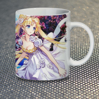 Чашка Fan Girl Сейлор Мун - Sailor Moon (14909) 330 мл Білий - Інтернет-магазин спільних покупок ToGether