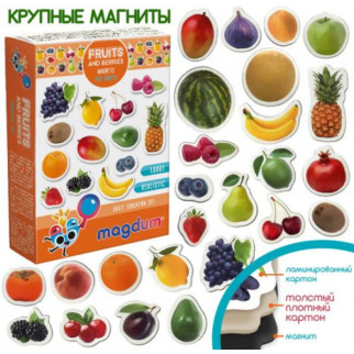 Набір магнітиків "Фрукти і ягоди" - Інтернет-магазин спільних покупок ToGether