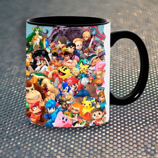 Чашка Fan Girl Покемони Pokemon (5632) 330 мл Чорний - Інтернет-магазин спільних покупок ToGether