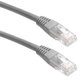 Патч-корд неекранований Lucom RJ45 UTP5e  7.0m patch AWG26 сірий (25.02.5136) - Інтернет-магазин спільних покупок ToGether