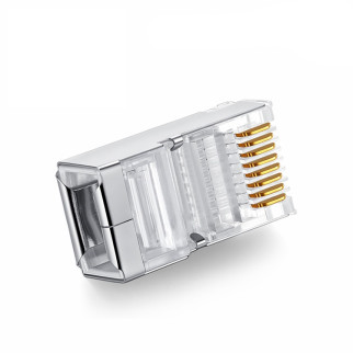 Конектор мережевий Lucom FreeEnd-RJ45 STP6 конектор AWG26-23 Round Gold(62.09.8117) - Інтернет-магазин спільних покупок ToGether