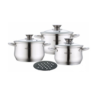 Набір кухонного посуду із нержавіючої сталі 7 предметів Bohmann BH-0114 - Інтернет-магазин спільних покупок ToGether