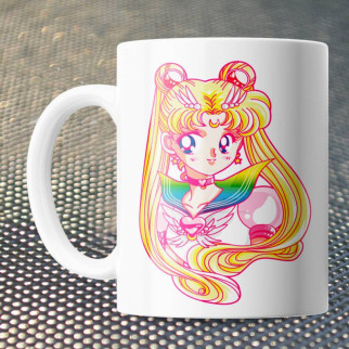 Чашка Fan Girl Усаги Сейлор Мун - Sailor Moon (15846) 330 мл Білий - Інтернет-магазин спільних покупок ToGether