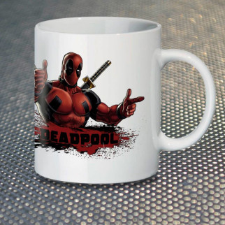 Чашка Fan Girl Дедпул Deadpool (1043) 330 мл Білий - Інтернет-магазин спільних покупок ToGether
