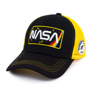 Бейсболка Beani'qe NASA Літня Бавовна Сітка One sizе Жовтий Чорний (27121) - Інтернет-магазин спільних покупок ToGether