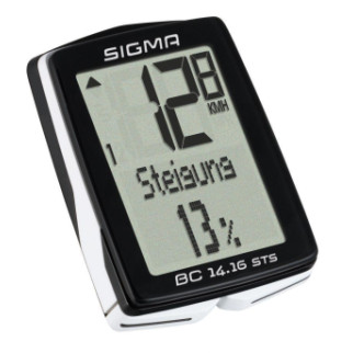 Велокомп'ютер Sigma Sport BC 14.16 STS CAD бездротовий Чорний (LIS420) - Інтернет-магазин спільних покупок ToGether