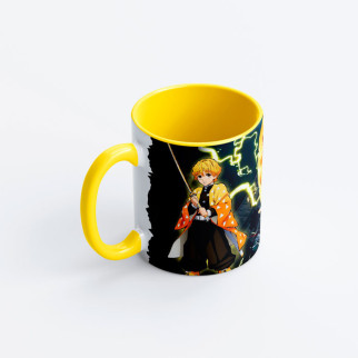 Чашка Fan Girl Зіницю Клинок, що розсікає демонів - Demon Slayer Yellow 330 мл (16465) - Інтернет-магазин спільних покупок ToGether