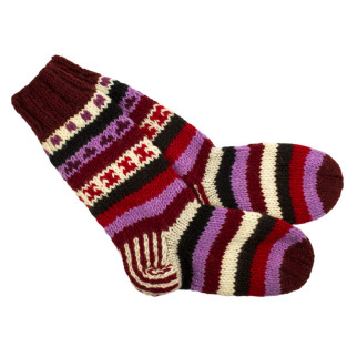 Шкарпетки теплі Тапа Kathmandu вовна яка M Різнокольорові візерунки (27255) - Інтернет-магазин спільних покупок ToGether
