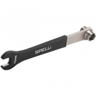 Ключ для педалей Spelli SBT-161 Чорний/Сріблястий (SBT-161) - Інтернет-магазин спільних покупок ToGether