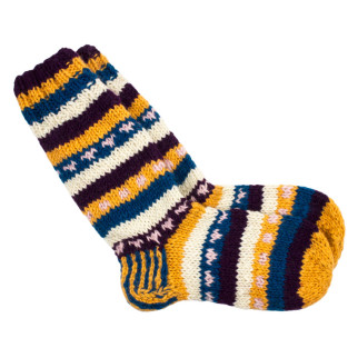 Шкарпетки теплі Тапа Kathmandu вовна яка M Різнокольорові візерунки (27275) - Інтернет-магазин спільних покупок ToGether