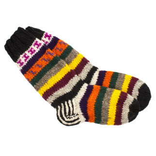 Шкарпетки теплі Тапа Kathmandu вовна яка M Різнокольорові візерунки (27280) - Інтернет-магазин спільних покупок ToGether
