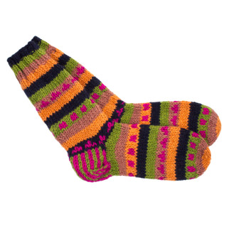 Шкарпетки теплі Тапа Kathmandu вовна яка L Різнокольорові візерунки (27299) - Інтернет-магазин спільних покупок ToGether