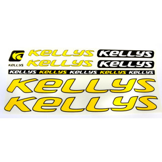 Наклейка Kellys на раму велосипеда Жовтий (NAK028) - Інтернет-магазин спільних покупок ToGether