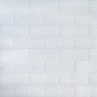 Самоклеюча 3D панель Sticker Wall під білу цеглу в рулоні 20000x700x3мм (R001-3-20) - Інтернет-магазин спільних покупок ToGether