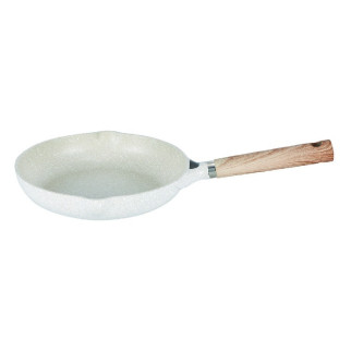 Сковорідка 24 см Con Brio СВ-2428 Desert Marble зі зливним носиком White - Інтернет-магазин спільних покупок ToGether
