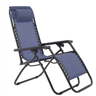 Садове крісло Шезлонг до 120 кг Bonro СПА-167A сірий - Інтернет-магазин спільних покупок ToGether