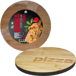 Кухонна дошка для піци бамбукова 30 см "Pizza" S&T 8843 - Інтернет-магазин спільних покупок ToGether