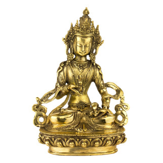 Статуя Ваджрасаттва (Дордже Семпа) Kailash 21х15х9 см Бронза (26770) - Інтернет-магазин спільних покупок ToGether