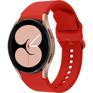 Ремінець силіконовий BeWatch Samsung Galaxy Watch 4 / 5 / Pro SoftTouch Червоний (0139302) - Інтернет-магазин спільних покупок ToGether