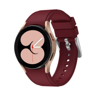 Ремінець силіконовий для смарт годинника BeWatch Four Samsung Galaxy Watch 4 / 5 / Pro Бордовий (0133307) - Інтернет-магазин спільних покупок ToGether