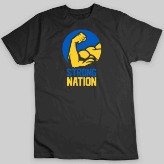 Футболка Арбуз чорна з принтом Strong nation XL - Інтернет-магазин спільних покупок ToGether