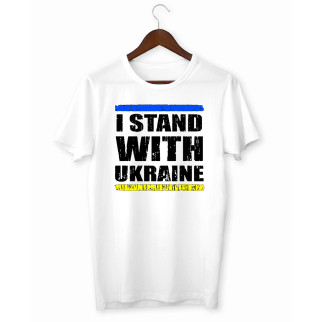 Футболка з принтом Арбуз I stand with Ukraine S Білий - Інтернет-магазин спільних покупок ToGether