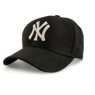 Бейсболка Vilss NY льон чорний білий вишивка р.57-59 - Інтернет-магазин спільних покупок ToGether