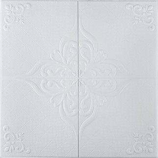 Самоклеюча 3D панель білий сніг 3D Loft 700x700x5мм (3461-5) - Інтернет-магазин спільних покупок ToGether