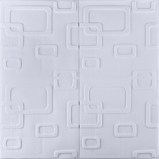 Самоклеюча 3D панель модерн білий 3D Loft 700x700x5мм (3191-5) - Інтернет-магазин спільних покупок ToGether