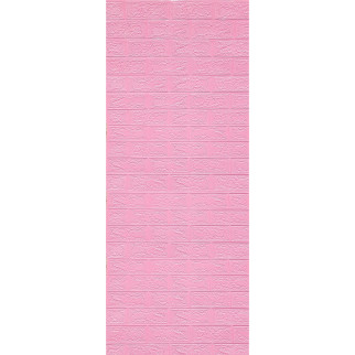 Самоклеюча декоративна 3D панель під рожеву цеглу в рулоні 20 м 3D Loft 20000x700x3мм - Інтернет-магазин спільних покупок ToGether