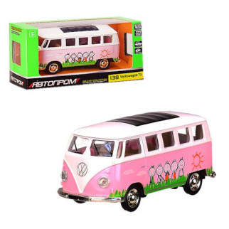 Металевий автобус із серії "Автопром" рожевий - Інтернет-магазин спільних покупок ToGether