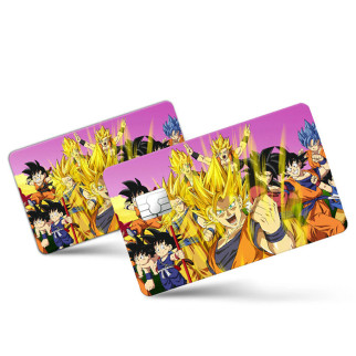 Наклейка на банківську картку Драгонбол Dragon Ball (20858) GameStyle - Інтернет-магазин спільних покупок ToGether