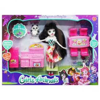 Лялька "Enchantimals: Bree Bunny & Twist" з кухнею, вид 1 - Інтернет-магазин спільних покупок ToGether