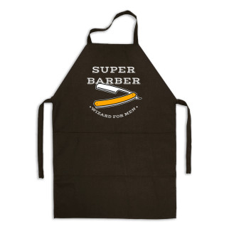 Фартух кухонний з принтом Арбуз Super Barber Wizar for men 68 см Чорний - Інтернет-магазин спільних покупок ToGether