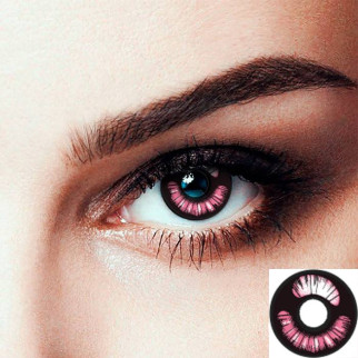 Лінзи контактні рожеві аніме RY-353 (22902) Seta Decor - Інтернет-магазин спільних покупок ToGether