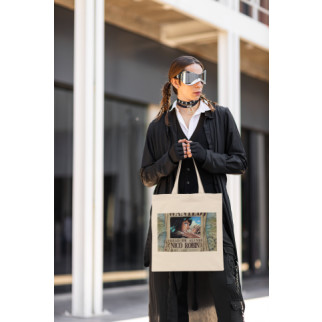 Еко-сумка шоппер з аніме принтом One Piece Ван-Піс Розшукова листівка Nico Robin Ніко Робін Арбуз Бежевий - Інтернет-магазин спільних покупок ToGether
