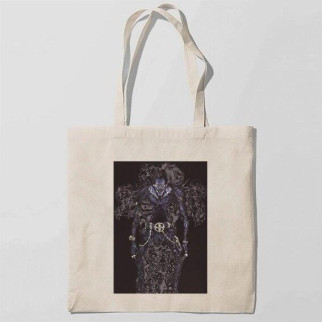 Еко-сумка шоппер з принтом Death Note - Зошит смерті рюк Кавун Бежевий - Інтернет-магазин спільних покупок ToGether