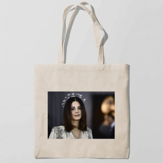 Еко-сумка шоппер з принтом Лана Дель Рей - Lana Del Rey Кавун Бежевий - Інтернет-магазин спільних покупок ToGether