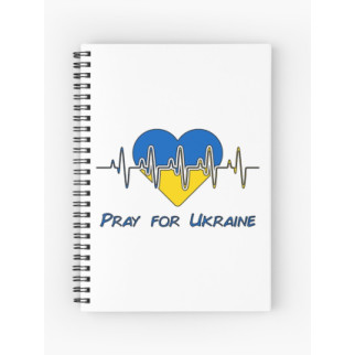 Скетчбук Sketchbook блокнот для малювання з принтом "Pray for Ukraine" А3 Кавун 48 - Інтернет-магазин спільних покупок ToGether