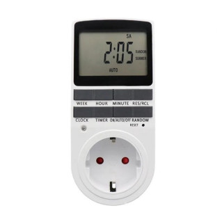 Розетка з таймером увімкнення та вимкнення Timer Socket KWE-TM02-EU 8747 CNV - Інтернет-магазин спільних покупок ToGether