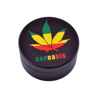 Гриндер для подрібнення тютюну ASHTRAY HL-050 Black Cannabis (do329-hbr) - Інтернет-магазин спільних покупок ToGether
