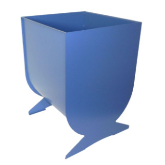 Урна сміттєвий бак для вулиці Ferrum №5 Brilliant Blue (У05) - Інтернет-магазин спільних покупок ToGether