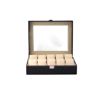 Скринька для зберігання годинників Craft 10PU Чорний - Інтернет-магазин спільних покупок ToGether