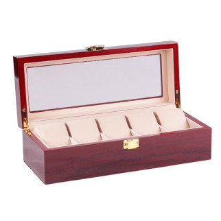 Скринька для зберігання годинників Craft 5WB.RED Бордовий - Інтернет-магазин спільних покупок ToGether