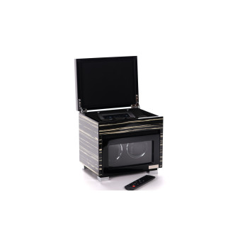 Скринька Salvadore для підзаводу 2 годинників R12411 2x2 Grey - Інтернет-магазин спільних покупок ToGether