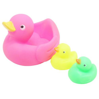 Іграшка для ванни "Качечка з каченятами", рожева - Інтернет-магазин спільних покупок ToGether