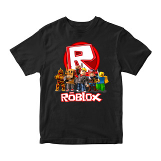 Футболка чорна з принтом онлайн гри Roblox "Персонажі гри Roblox Роблокс" Кавун 5-6 років ФП011967 - Інтернет-магазин спільних покупок ToGether